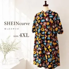 37美品　大きいサイズ　SHEINcurve チャイナ　ワンピース　19号のサムネイル