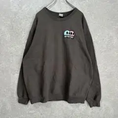 PORT&COMPANY（L）胸ロゴスウェット＊裏起毛＊オーバーサイズ＊アメカジ