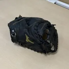 ミズノプロ　硬式キャッチャーミット　黒　ブラックのサムネイル