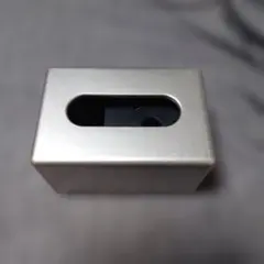 ティッシュケース シルバー スプリング式
