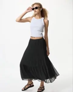 UNIQLO ユニクロ　シフォンスカート　Sサイズ