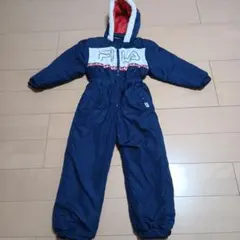 130センチ FILA 子ども用スキーウェア 帽子つき