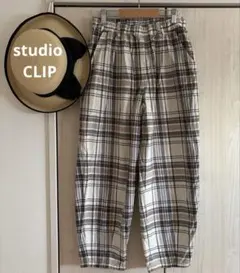 studioCLIPチェック柄イージーパンツ　フリーサイズ/スタジオクリップのサムネイル
