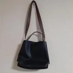 MONO COMMECA 黒 ショルダーバッグ