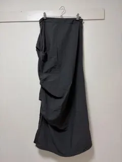 ドロストデザイン ロングタイトスカート ブラック