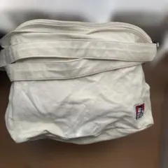 ショルダーバッグ コットン 白