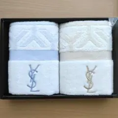 未使用 Yves Saint Laurent ゲストタオル 2枚セット