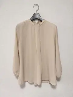 ONLY ピンクベージュ 長袖 ブラウス　11号(M〜L)のサムネイル