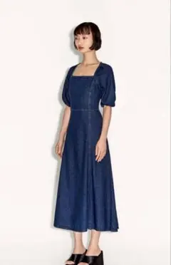 【完売極美品】ZARAデニムワンピース