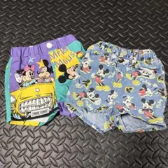 美品 ミッキー パンツ 2点セット しまむら リトシー