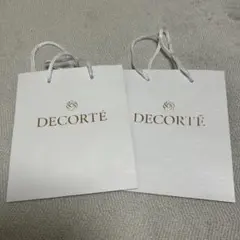 DECORTÉ ショップ袋 2枚セット