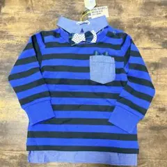 RAG MART（ラグマート） つけ襟付き ボーダー 長袖トップス