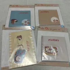 パンどろぼう一番くじ Ｇ賞 ステーショナリー メモ帳 ポストカード ステッカー