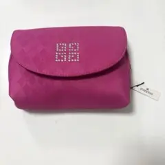【未使用/タグ付】ジバンシー GIVENCHYミラー付化粧ポーチ4Gロゴ ピンクのサムネイル