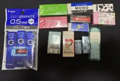 消しゴム・シャー芯 セット売り