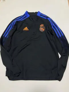 adidas Real Madrid ジャージ 黒/青　160サイズ