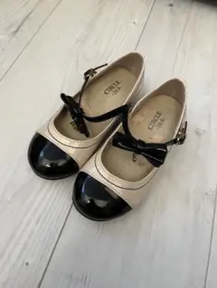 CIRCLE フォーマルシューズ 16.0 ベージュ/ブラック