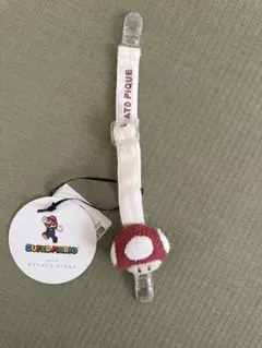 ジェラートピケ　スーパーマリオ　ベビーマルチクリップキノコ