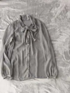 COMME CA ISM ギンガムチェックシャツ L