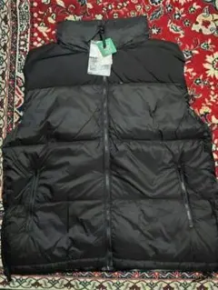 ワークマン リペアテック洗えるフュージョンダウンスタンドベスト ブラック LL