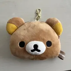 リラックマ ぬいぐるみパスケース キーホルダー