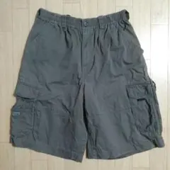 CHEVRE DENIM グレー カーゴショートパンツ（L）