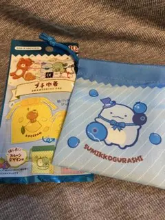 サンエックス プチ巾着 すみっコぐらし とかげ ダイソーのサムネイル