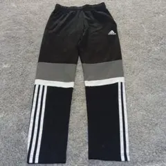 美品adidas ジャージ 150cm ブラック グレー