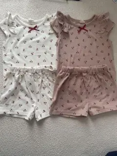 フラワープリントセットアップ 80cm