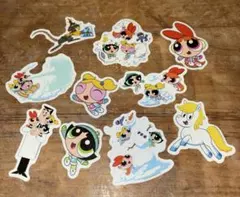 パワーパフガールズ ステッカー 10枚セット 雪！
