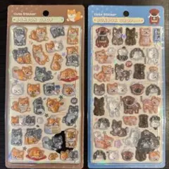 【正規品】ボンボンドロップシール　和柄　柴犬　和犬