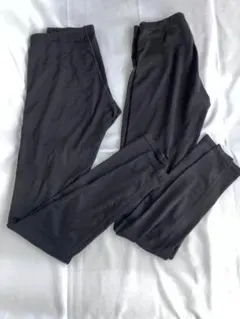 ユニクロ　ヒートテックレギンス　ｓ　ブラック　2着セット