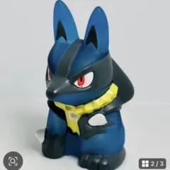 ルカリオ　クリア　ポケモン　ソフビ　指人形　初代　モンコレ