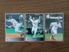 【匿名配送】プロ野球カード　読売ジャイアンツ　阿部慎之助　仁志敏久　3点セット