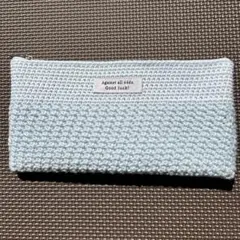 ハンドメイド編み物 ペンケース