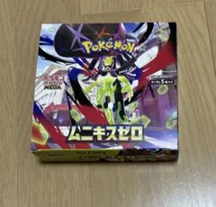 【未開封:ぺりぺり有】ポケモンカード ムニキスゼロ 1BOX