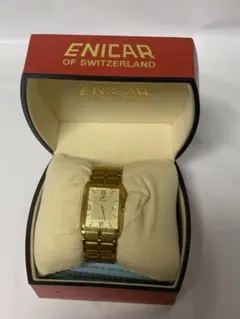 ENICAR クォーツ腕時計 ゴールドのサムネイル