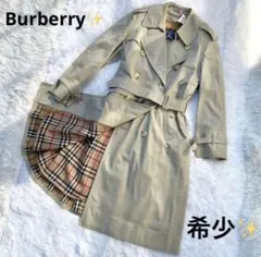 希少 バーバリー　ライナー付き トレンチ コート / 裏地 ノバ チェック M