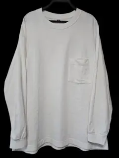 ユニクロ UNIQLO U クルーネックT 長袖 2XL 3L 大きいサイズ 白