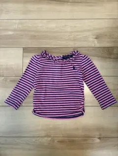 Ralph Lauren 長袖キッズボーダーカットソー 90cm