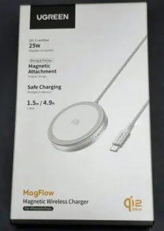 UGREEN MagFlow 25W マグネット式ワイヤレス充電器 W753
