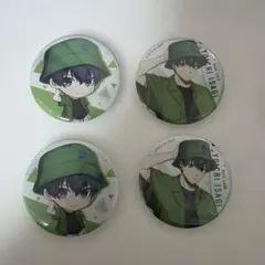 ブルーロック 潔世一 私服 大解剖展 缶バッジ 4点セット