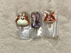 ズートピア　アイスキャンディーチャーム　ニック　ジュディ　クロウハウザー