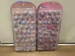 【正規品】ハローキティコットンパフィーシール2枚セット