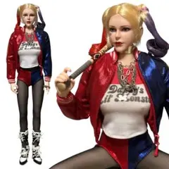 1/6 ハーレークイン カスタム ドール フィギュア Phicen 素体 完成品