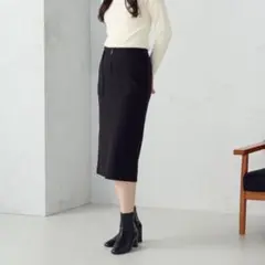 タイムセール　 フラノ調ジャージータイトスカート