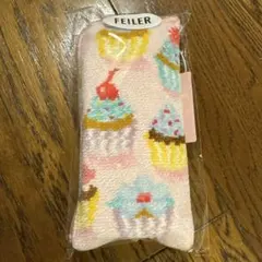 FEILER フェイラー メガネポーチ カップケーキ ピンク - メルカリ