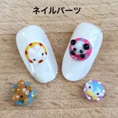 3Dネイルパーツ 5点セット アヒル ヒヨコ 親子 立体 デコパーツ - メルカリ