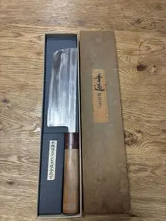 【美品】薄刃包丁(堺白鶴作・6.5寸・白二鋼) 美品】薄刃包丁(堺白鶴作・6.5寸・白二鋼) | Mercari