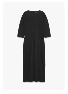 ZARA ザラ　ブラック ミディワンピース